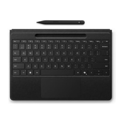 Microsoft Surface Pro Flex Keyboard - Klávesnice - s touchpad, akcelerometr, zásobník pro nabíjení a skladování Surface Slim Pen 2 - podsvícená - bezdrátový - Bluetooth LE - QWERTY - anglická - cerná - s Slim Pen - pro Microsoft Surface Pro 8, Pro 8 for Business, Pro 9, Pro 9 for Business, Pro 10 for Business, Pro (11th Edition), Pro for Business (11th Edition)