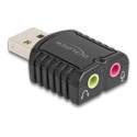 Delock - Zvuková karta - 24 bitu - 96 kHz - mono stereo - USB 2.0