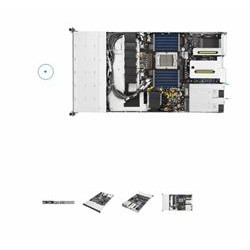 ASUS 1U RS501A-E12-RS12U 1 xSP5 (LGA 6096) 24xDDR5 12 x SATA SAS NVME OCP GPU 2x1GB LAN 1,6KW
