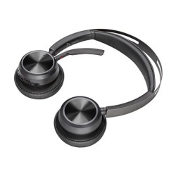 HP Poly Voyager Focus 2 - Náhlavní souprava - náhlavní - Bluetooth - bezdrátový - odstranění šumu - UBS-C přes adaptér Bluetooth - černá - certifikováno pro Zoom