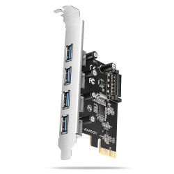 AXAGON řadič do PCIe pro 4x USB Typ-A USB 5Gbps PCEU-430RS SP čip Renesas