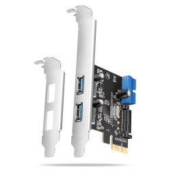 AXAGON řadič do PCIe pro 2x USB Typ-A 2x USB interní USB 5Gbps PCEU-232RS SP & LP čip Renesas