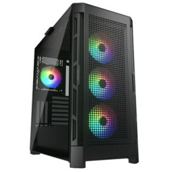 COUGAR PC skříň DUOFACE Pro RGB Black Mid Tower TG & Airflow Front Panel 4 x ARGB Fans TG Left Panel