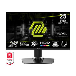 MSI MAG 255PXF 24,5" IPS FHD 300Hz 0,5ms Černá 3R
