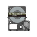 Epson LabelWorks LK-5QWJ - Bílá na matné khaki - Role (1,8 cm x 8 m) 1 kazeta y závěsný box - pásková kazeta - pro LabelWorks LW-C410, LW-C610