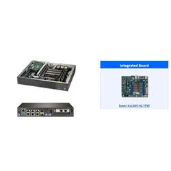 SUPERMICRO 1U server 1xXeon D-2123IT 4x DDR4 ECC RDIMM, SSD M.2 NVMe PCIe4 SPI Capable Vertical 