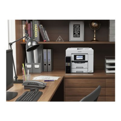 Epson EcoTank Pro ET-5885 - Multifunkční tiskárna - barva - tryskový - ITS - A4 Legal (média) - až 25 stran min. (tisk) - 250 listy - 33.6 Kbps - USB, LAN, Wi-Fi, hostitel USB, NFC