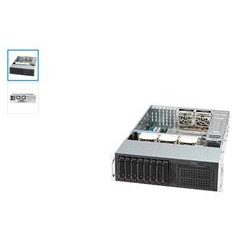 SUPERMICRO 3U chassis 8x 3,5" HS SAS SATA, 2x 5,25", slimDVD, 2x920W (80+titanium)