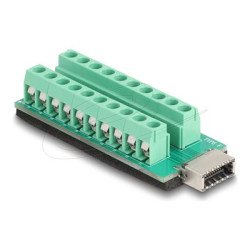USB type-E Key A female to Terminal Bloc, USB type-E Key A female to Terminal Bloc
