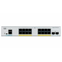 Catalyst C1000-16P-E-2G-L,16x 10 100 1000 Ethernet PoE+ ports and 120W PoE budget, 2x 1G SFP uplinks