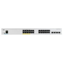 Catalyst C1000-24FP-4G-L, 24x 10 100 1000 Ethernet PoE+ ports and 370W PoE budget, 4x 1G SFP uplinks