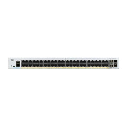 Catalyst C1000-48P-4X-L, 48x 10 100 1000 Ethernet PoE+ ports and 370W PoE budget, 4x 10G SFP+ uplnks