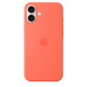 iPhone 16 Plus Silicone Case with MS-Tangerine SK