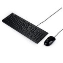 ASUS U2000 Copilot version - drôtová klávesnica a myš, čierna, CZ SK