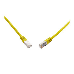 SOLARIX 10G patch kabel CAT6A SFTP LSOH 5m,žlutý