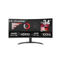 LG UltraWide 34WR50QK-B LCD VA 34" 3440 x 1440 5ms 300 nitů 3000:1 100Hz Černá