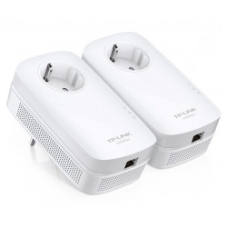 TP-Link TL-PA8010P Powerline ethernet Starter Kit s průchozí zásuvkou (1200 Mbps), 2ks