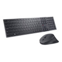 Dell Pro Premium Collaboration KM900 - Sada klávesnice a myši - spolupráce - podsvícená - bezdrátový - 2.4 GHz, Bluetooth 5.1 - QWERTY - US mezinárodní - grafit - s 3 years Advanced Exchange Service