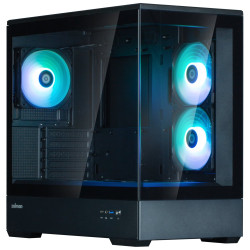 Zalman skříň P30 Black V2 miniT 3x120mm fan ARGB USB 3.0 USB-C temperované sklo černá