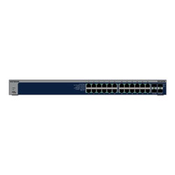 NETGEAR S3600 Series XS724TM - Přepínač - 2+ L3 Lite - inteligentní - 24 x 10 25 Gigabit Ethernet + 4 x 1 Gigabit 10 Gigabit SFP+ - desktop, Lze montovat do rozvaděče