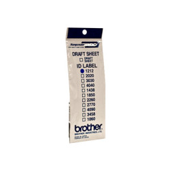 Brother ID1212 - 12 x 12 mm 12 štítky štítky pro razítka - pro StampCreator PRO SC-2000, PRO SC-2000USB