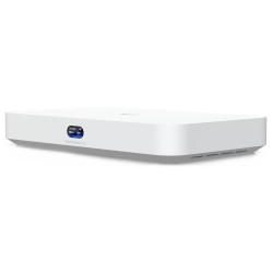 Ubiquiti UniFi Cloud Gateway Fiber - IDS IPS, 10GbE RJ-45, 2x 10G SFP+, 4x 2.5GbE, NVMe slot, PoE+ 30W