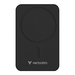 Verbatim power banka s bezdrátovým nabíjením 5V, nabíjení telefonu, 32223, 20000mAh, magnetické připevnění, Černá