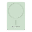Verbatim power banka s bezdrátovým nabíjením 5V, nabíjení telefonu, 32224, 20000mAh, magnetické připevnění, Zelená