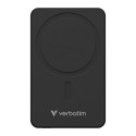 Verbatim power banka s bezdrátovým nabíjením 5V, nabíjení telefonu, 32225, 5000mAh, magnetické připevnění, Černá