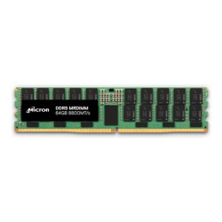 Micron - DDR5 - modul - 64 GB - DIMM 287-pin nízkoprofilová - 8800 MT s PC5-70400 - CL36 - 1.1 V - ECC - zelená