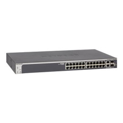 NETGEAR Smart S3300-28X - V3 - přepínač - L3 Lite - inteligentní - 24 x 10 100 1000 + 2 x 10Gb Ethernet + 2 x 10Gb Ethernet SFP+ - desktop, Lze montovat do rozvaděče