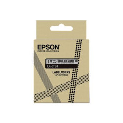 Epson LabelWorks LK-5TBJ - Černá na matné průhledné - Role (1,8 cm x 8 m) 1 kazeta y závěsný box - pásková kazeta - pro LabelWorks LW-C410, LW-C610