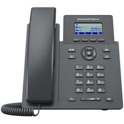 Grandstream GRP2601P VoIP telefon 2,21" grafický barevný display 2x SIP 2x LAN PoE