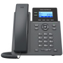 Grandstream GRP2602 VoIP telefon, 4x SIP, grafický podsvícený 2,21" displej, 2x 10 100 Mbps RJ45