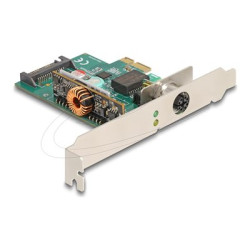 Delock - Sítový adaptér - PCIe 2.1 nízký profil - 10 100 1000 2500Base-T (PoE+) x 1