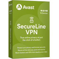 Avast SecureLine VPN Multi-device up to 10 device 3Y