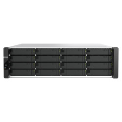 QNAP ES1686dc-R2-2123IT-64G (Duální řadič, 2x Xeon, 2x 32GB RAM, 16x 3,5" SAS, 6x GbE, 8x 10Gb SFP+)