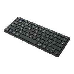 Targus - Klávesnice - kompaktní, pro více zařízení, antibakteriální - bezdrátový - Bluetooth 5.1 - QWERTY - britská - černá - B2B