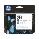 HP 744 Tisková hlava, černá a azurová, F9J86A