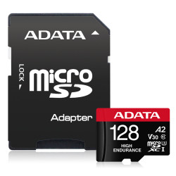 Adata High Endurance Micro SD 128GB UHS-I U3 Class 10 + Adaptér