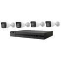 HiLook Powered by HIKVISION Smart Hybrid Light KIT 1x NVR-104MH-C 4P(D) 4x IPC-B140HA-LU