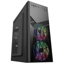 EUROCASE MidT ML N6-560B ARGB bez zdroje 2x USB 3.0 USB-C černá