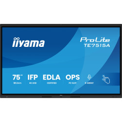 iiyama ProLite TE7515A-B1AG LCD IPS 75" 3840 x 2160 8ms 550 nitů 1200:1 60Hz