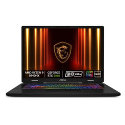 MSI Crosshair A17 HX D8WFKG-011CZ Ryzen 9 8940HX 32GB 1TB SSD RTX 5060, 8GB 17"QHD+ IPS, 240Hz Win 11 home černá