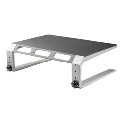 Startech Monitor Riser Stand - For up to 32" Monitor - Height Adjustable - Computer Monitor Riser - Steel and Aluminum (MONSTND) - Stojan - pro obrazovka - hliník, ocel - velikost obrazovky: 32" - na stůl