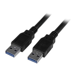 StarTech 3m 10 ft USB 3.0 Cable - A to A - M M - Long USB 3.0 Cable - USB 3.1 Gen 1 (5 Gbps) (USB3SAA3MBK) - Kabel USB - USB typ A (M) do USB typ A (M) - USB 3.0 - 3 m - lisovaný - černá - pro P N: HB30C1A1CPD, HB30C3A1CFBW, HB30C3A1CST, HB30C5A2CSC, HB30C5A2CST, SV231DPU34K