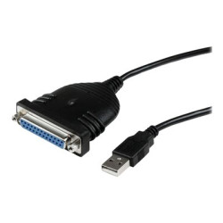 Startech 6 ft 2m USB to DB25 Parallel Printer Adapter Cable - 2 Meter USB to IEEE-1284 Printer Cable - USB A to DB25 M F (ICUSB1284D25) - Paralelní adaptér - USB 2.0 - IEEE 1284