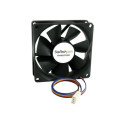 Startech 80x25mm Computer Case Fan with PWM - Pulse Width Modulation Connector - computer cooling Fan - 80mm Fan - pwm Fan (FAN8025PWM) - Ventilátor skříně - 80 mm - černá