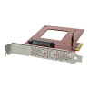Startech U.2 to PCIe Adapter - x4 PCIe - For 2.5" U.2 NVMe SSD - SFF-8639 PCIe Adapter - U.2 SSD - PCIe SSD - U.2 drive (PEX4SFF8639) - Adaptér rozhraní - 2.5" - Ultra M.2 Card - PCIe 3.0 x4 - červená - pro P N: BNDTB10GI, BNDTB210GSFP, BNDTB310GNDP, BNDTB410GSFP, BNDTB4M2E1, BNDTBUSB3142