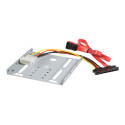 Startech SSD Mounting Bracket - Solid Metal - 2.5in to 3.5 Hard Drive Adapter - SSD Bracket - SSD Upgrade Kit (BRACKET25SAT) - Bay adaptér pro datový sklad - pro P N: 25S22M2NGFFR, S322M225R, SAT2M2NGFF25, SAT32M225, SAT32MSAT257, ST521PMINT